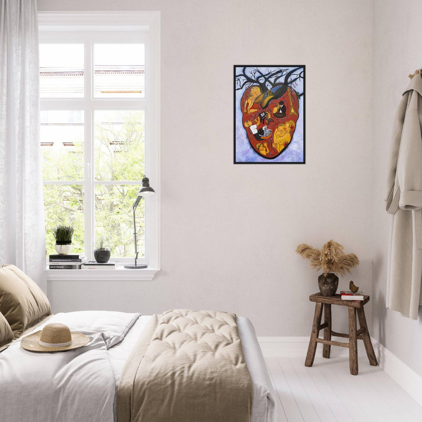 "The Heart of Life" - Premium Matte Paper Wooden Framed Poster - Devora Gallery