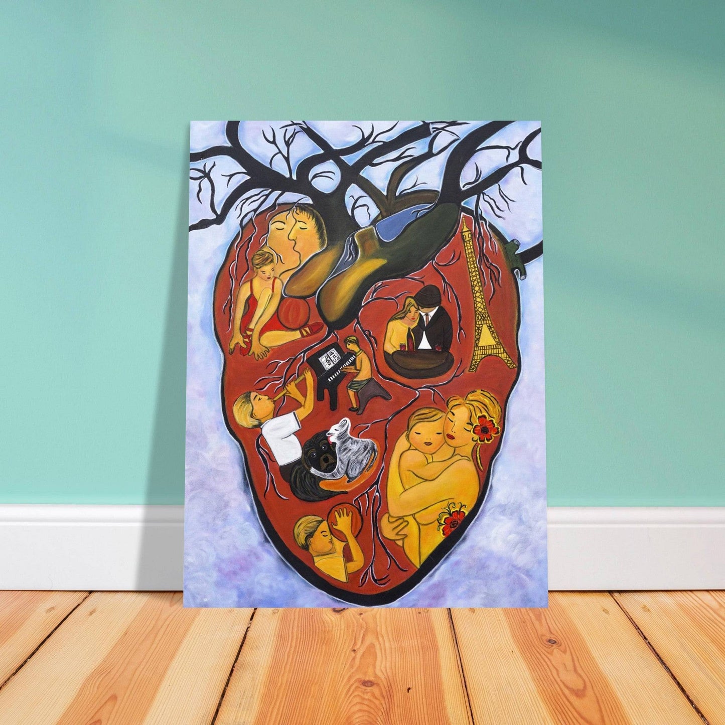 "The Heart of Life" - Foam Portrait - Devora Gallery