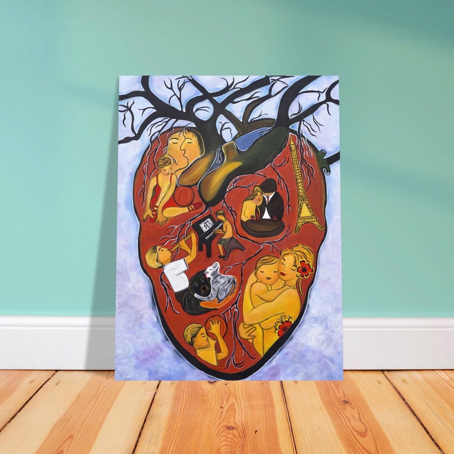 "The Heart of Life" - Foam Portrait - Devora Gallery