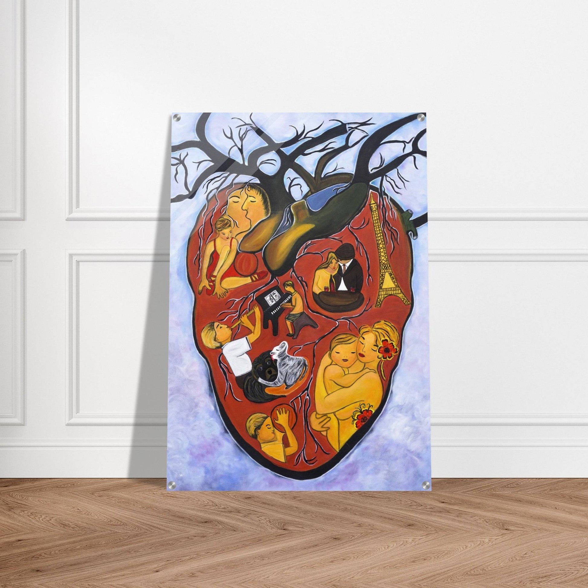 "The Heart of Life" - Acrylic Print - Devora Gallery